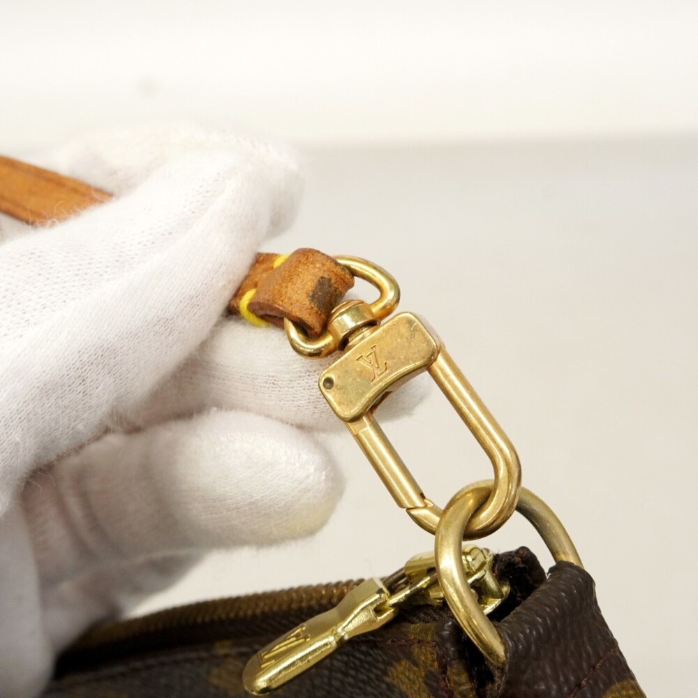 LOUIS VUITTON Brown Monogram Pochette Pouch - Picture 10 of 12